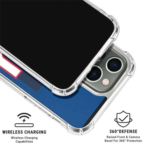 NFL New York Giants Double Vision iPhone 16 Pro Clear Case